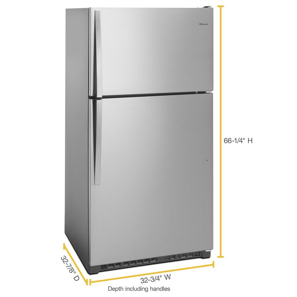 Whirlpool WRT311FZDM 33inch Wide Top Freezer Refrigerator 20 cu. ft