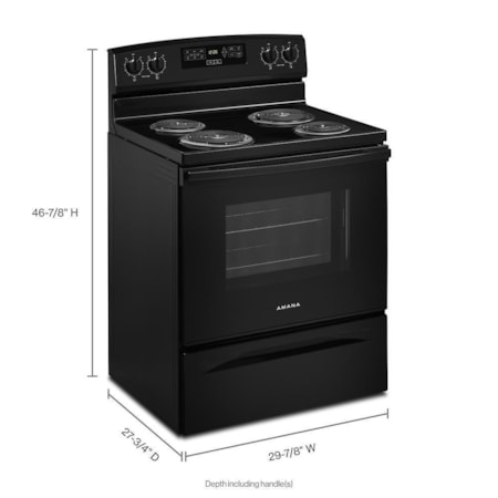 Amana 30&quot; Freestanding Coil Electric Range