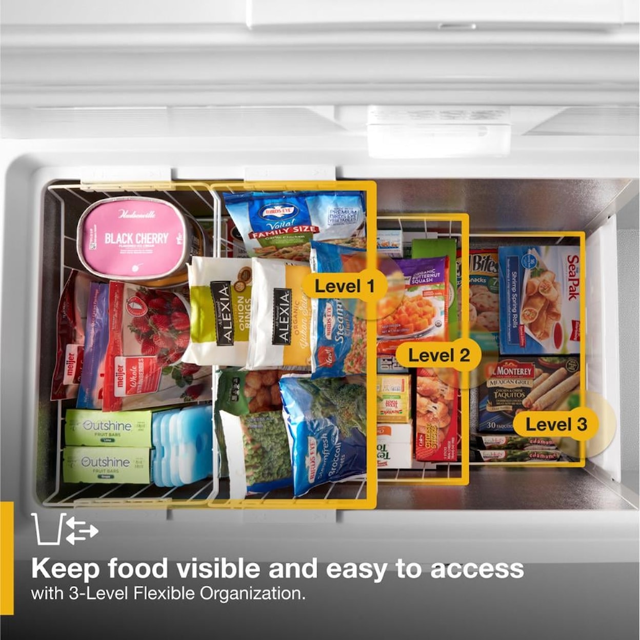 Whirlpool Freezers Accent Storage