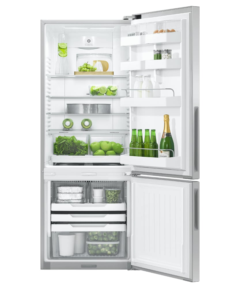 Fisher and Paykel Refrigerators Bottom Freezer Freestanding Refrigerator