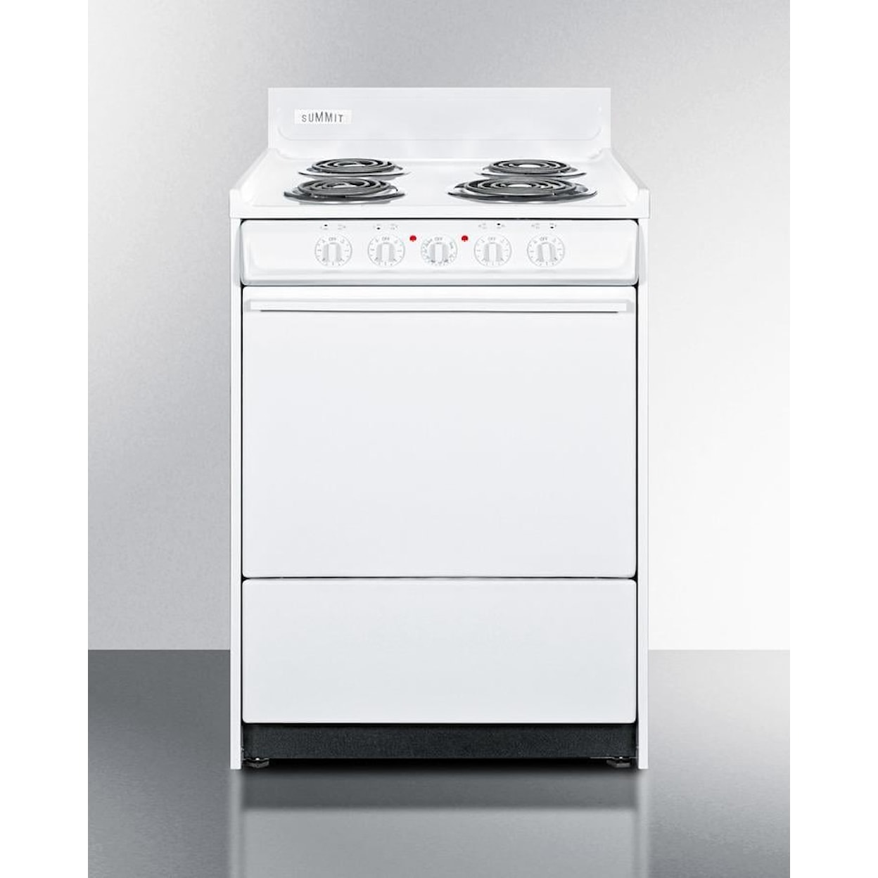 Summit Electric Ranges 24" Freestanding Coil Electric Range
