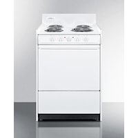 24" Wide Electric Coil Top Range