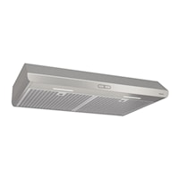 Broan(R) Sahale 30-Inch Convertible Under-Cabinet Range Hood, ENERGY STAR(R), 375 Max Blower CFM, Stainless Steel