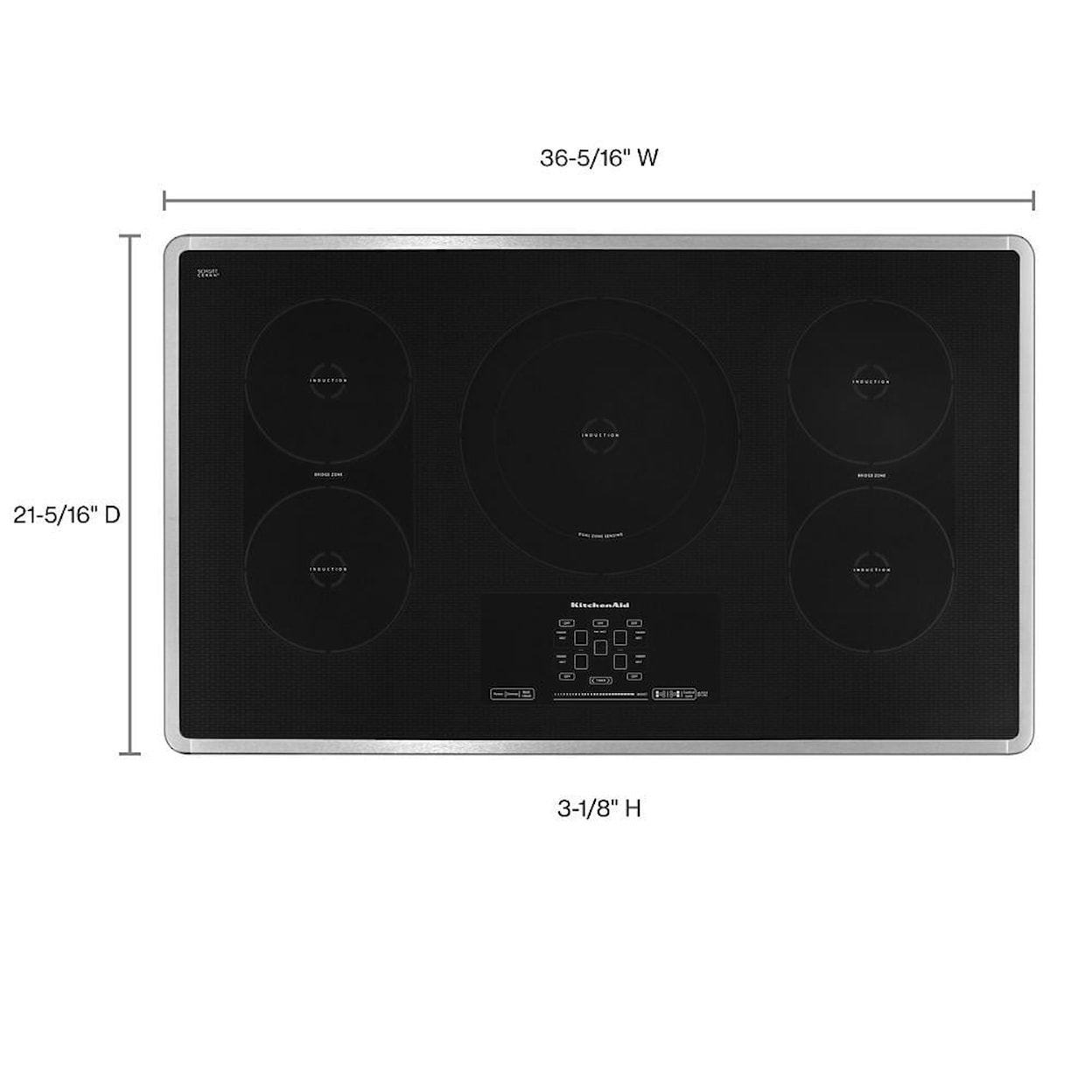 KitchenAid Electric Ranges Cooktops (electric)