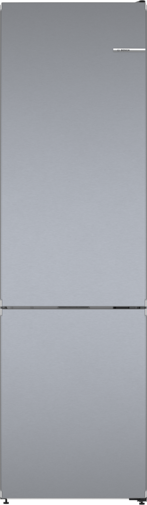 500 Series, Free-Standing Fridge-Freezer With Freezer At Bottom, 24'', Brushed Steel (With Anti-Fingerprint), Total No Frost
