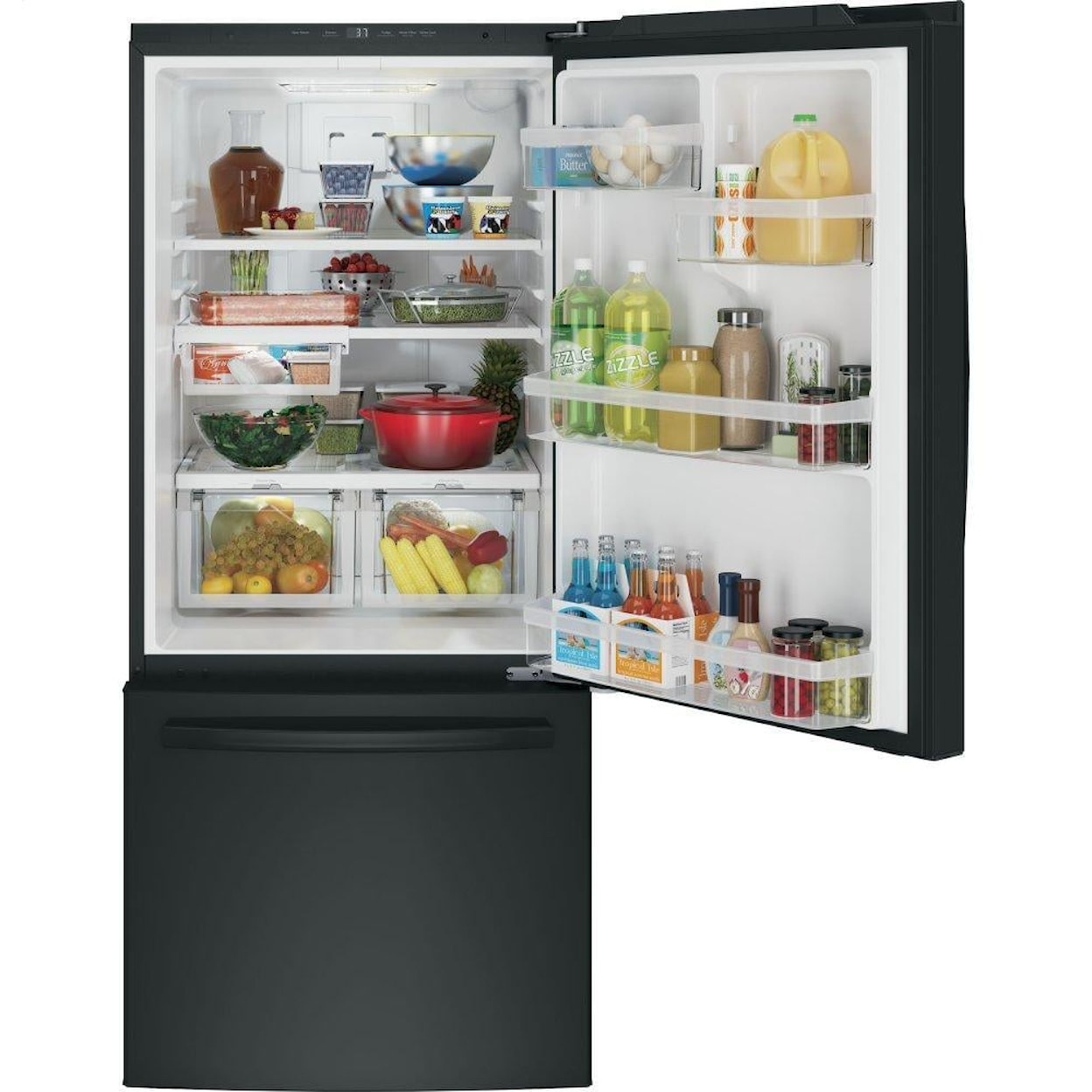 GE Appliances Refrigerators Bottom Freezer Freestanding Refrigerator