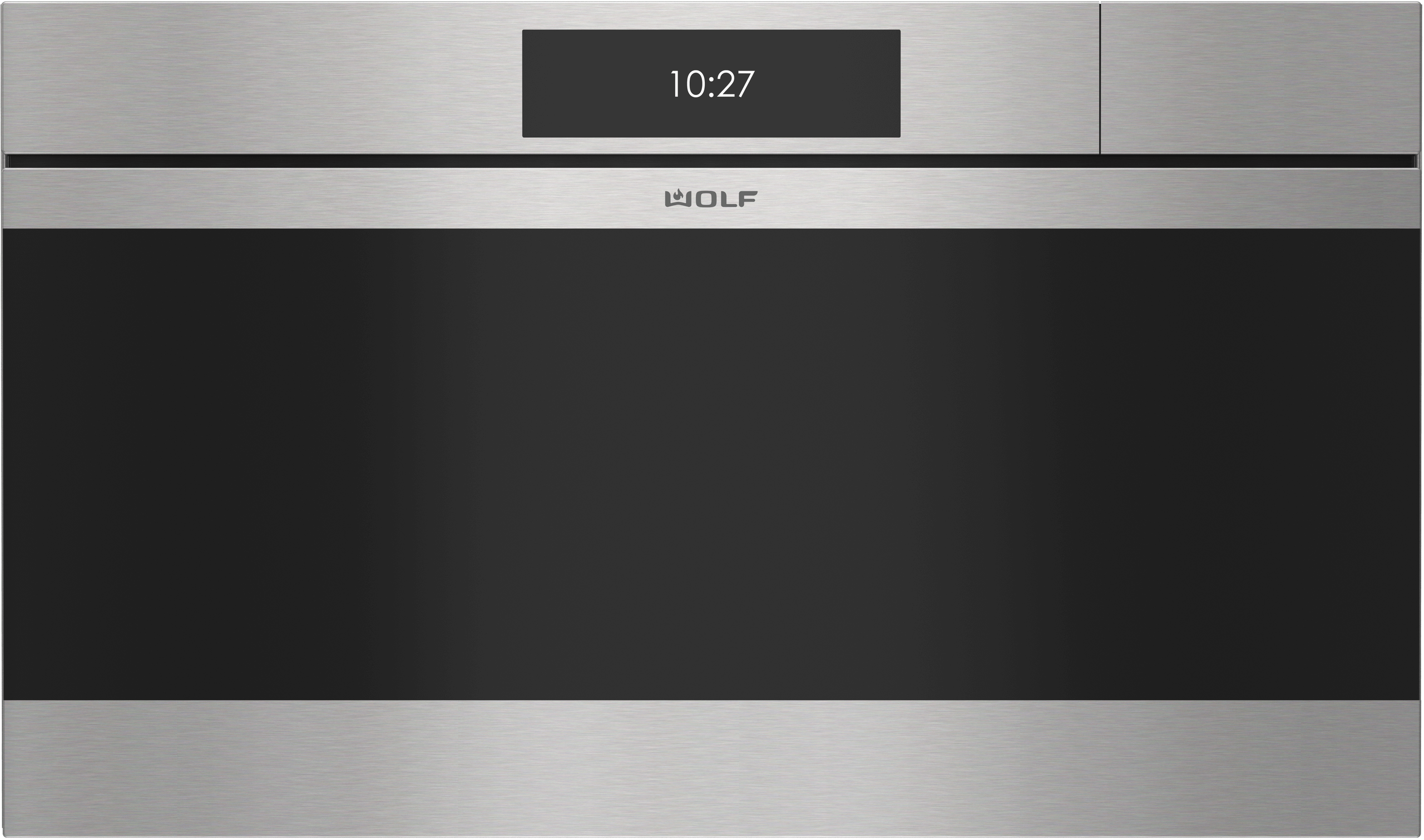 30" M Series Contemporary Stainless Steel Handleless Convection Steam Oven - Plumbed