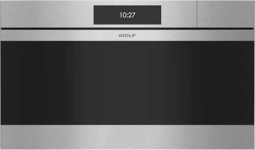 30" M Series Contemporary Stainless Steel Handleless Convection Steam Oven - Plumbed