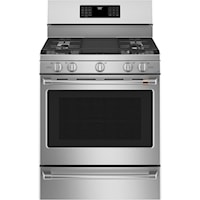 Caf(eback)(TM) 30" Smart Free-Standing Gas Range with Convection