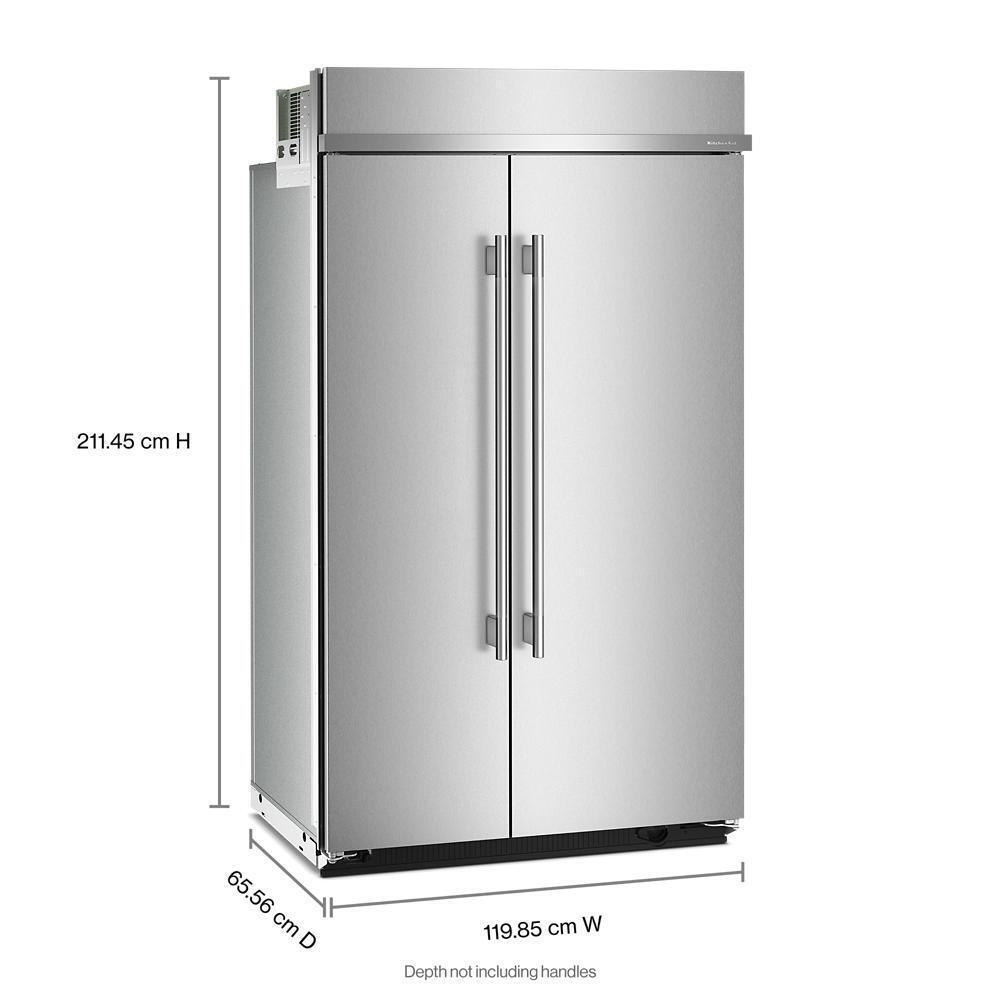 KitchenAid Refrigerators Side By Side Built In Refrigerator