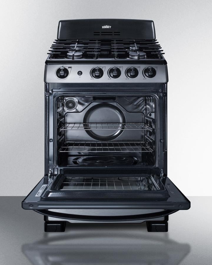 24" Free Standing Gas Range