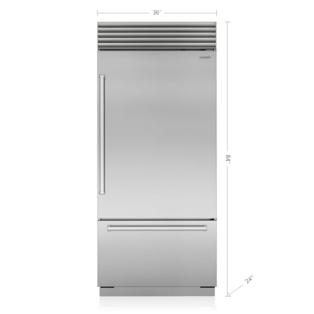 Bottom Freezer Built In Refrigerator