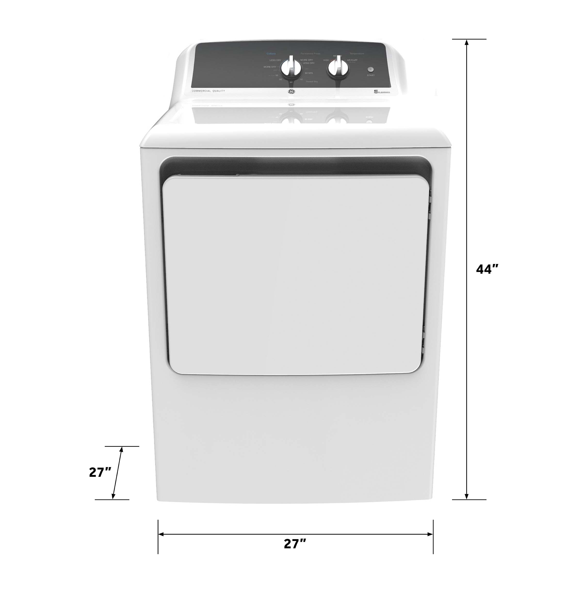 GE Appliances Laundry Top Load Matching Electric Dryer