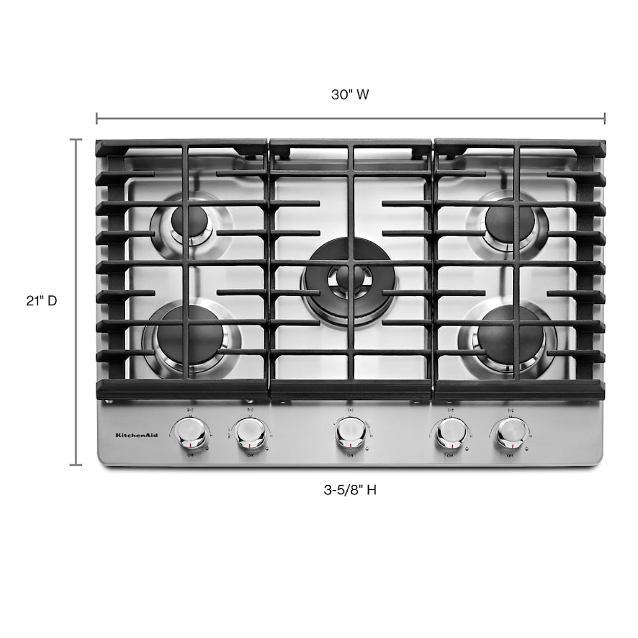 KitchenAid Gas Ranges Cooktop