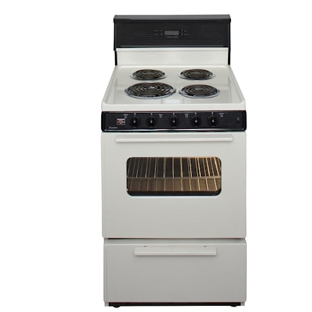 24" Freestanding Coil Electric Range