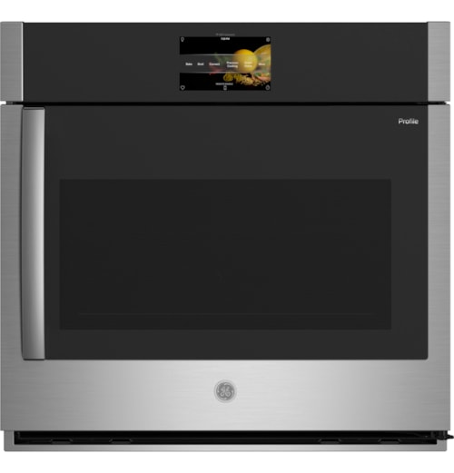 Profile 30" Built-In Convection Single Wall Oven with Right-Hand Swing Doors Stainless Steel - PTS700RSNSS