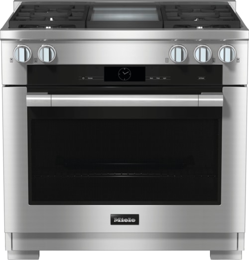 Hr 1936-3 G Df Gd Clean Touch Steel - 36" Range Dual Fuel Model With M Touch Controls