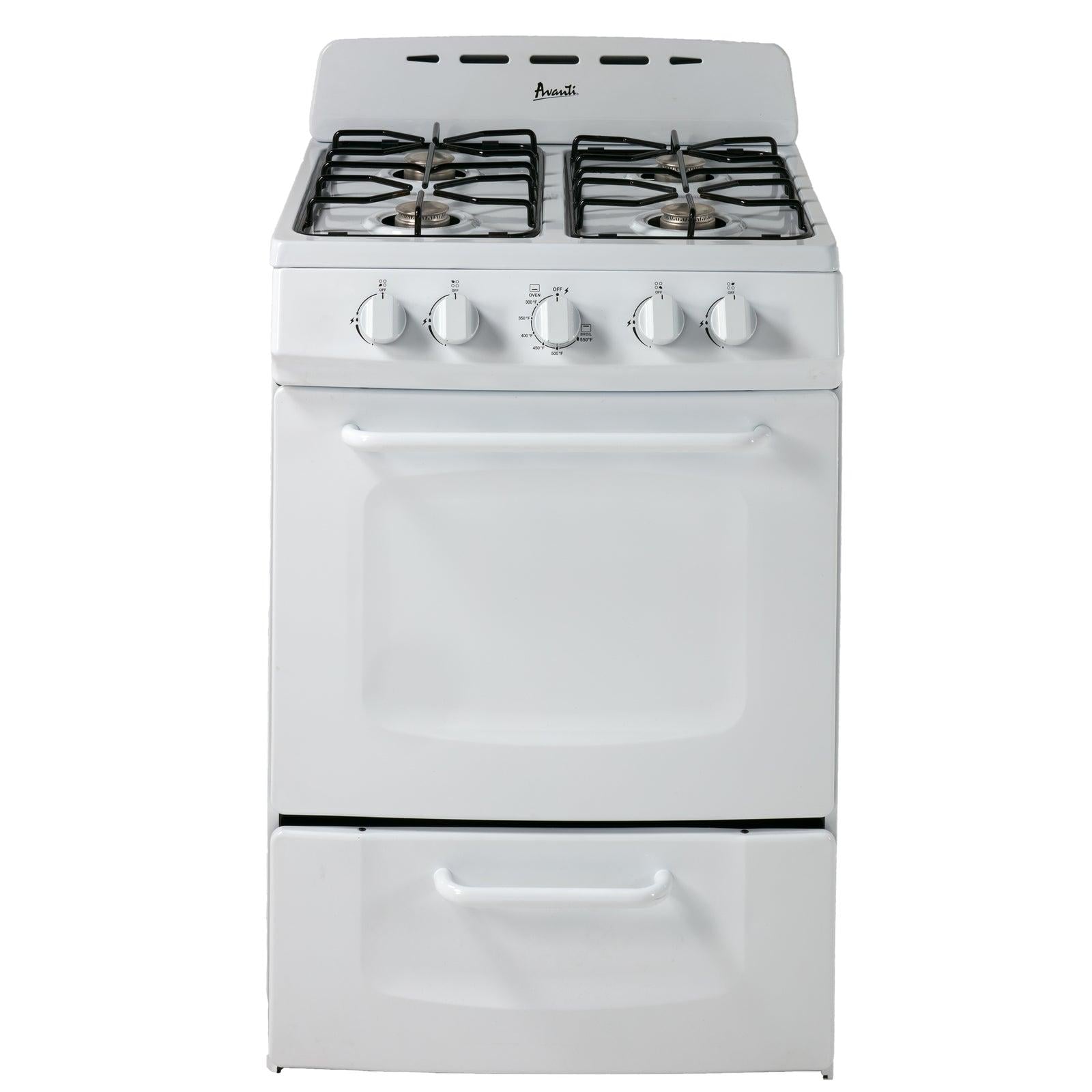 24" Free Standing Gas Range