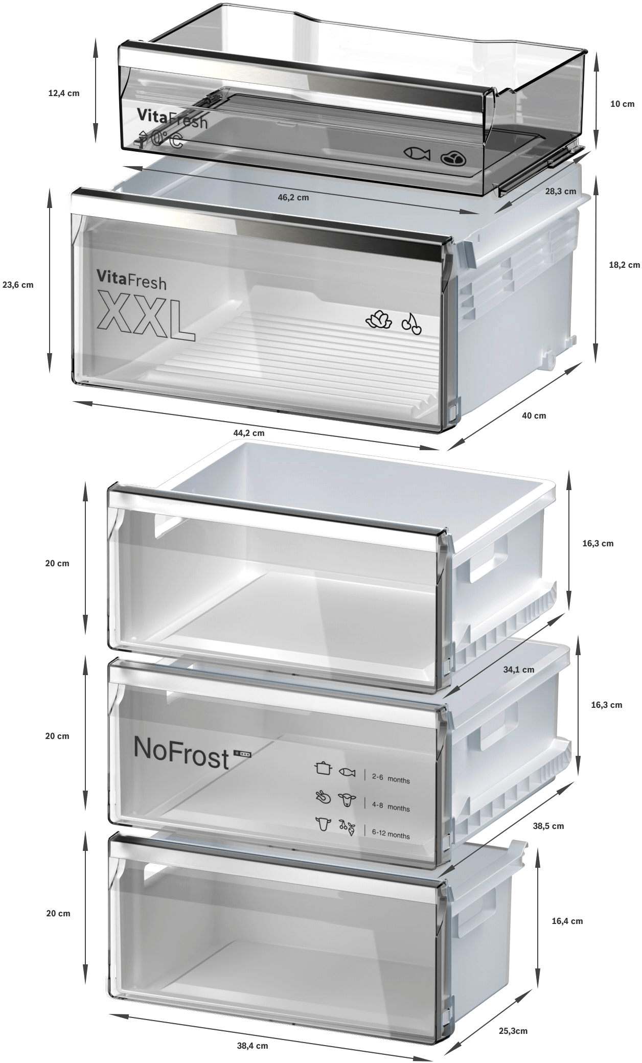 Bosch Refrigerators Bottom Freezer Freestanding Refrigerator