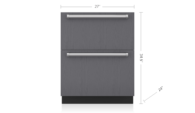 Sub-Zero Undercounter Refrigerator Drawers