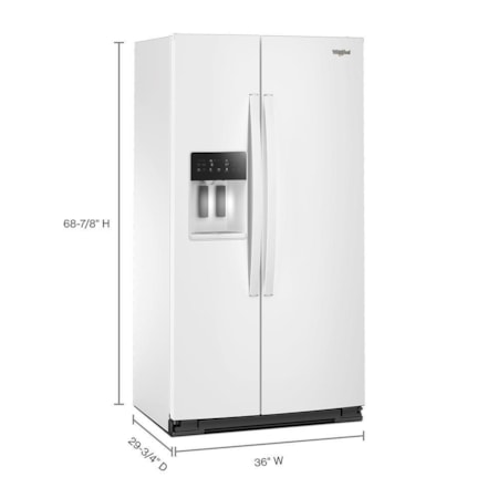 Side By Side Freestanding Refrigerator