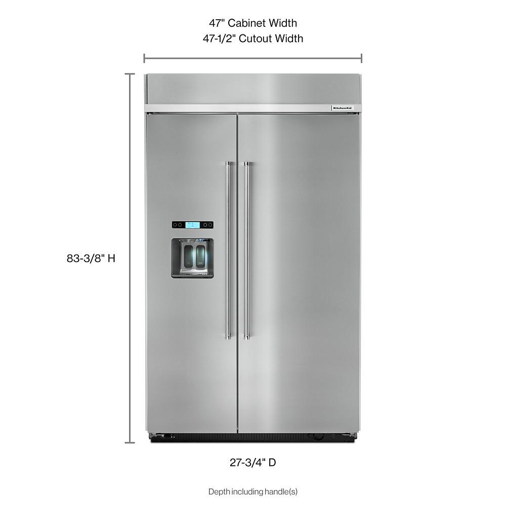 Side By Side Built In Refrigerator
