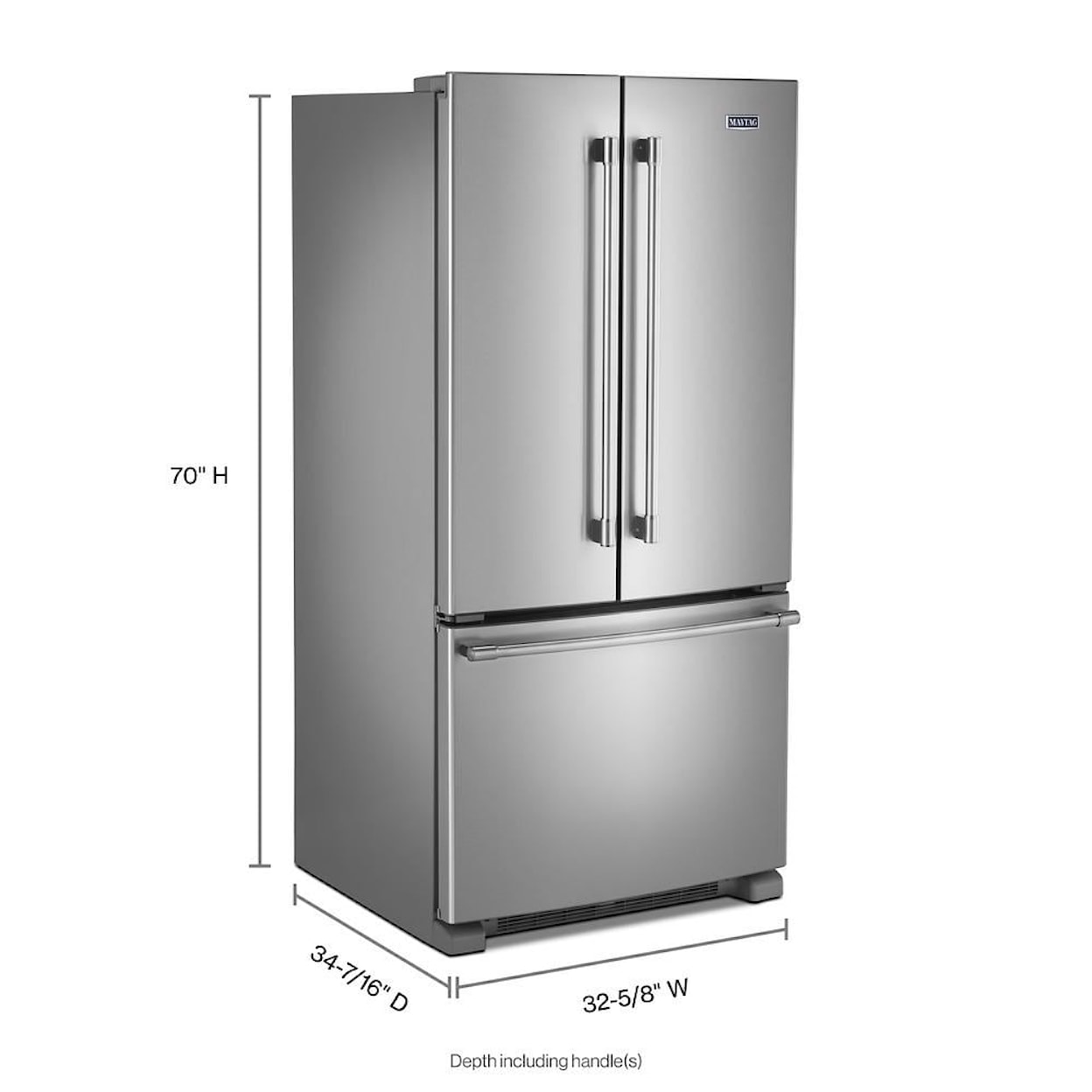 Maytag Refrigerators French Door Freestanding Refrigerator