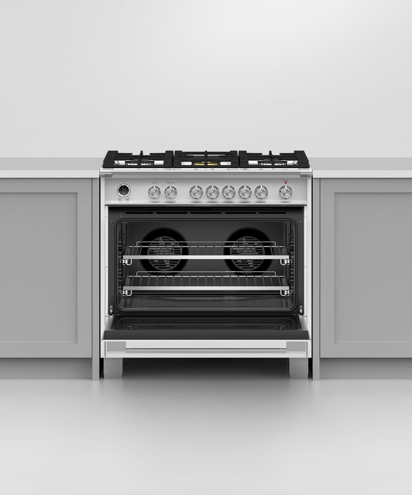 Fisher and Paykel Gas Ranges 36" And Larger Free Standing Gas Range