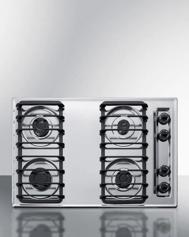 GC5272B by Summit - 27 Wide 5-burner Gas Cooktop