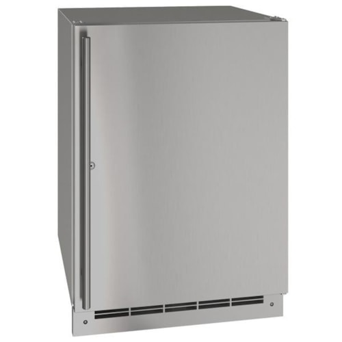 Ore124 24" Refrigerator With Stainless Solid Finish And Lock (115 V/60 Hz)