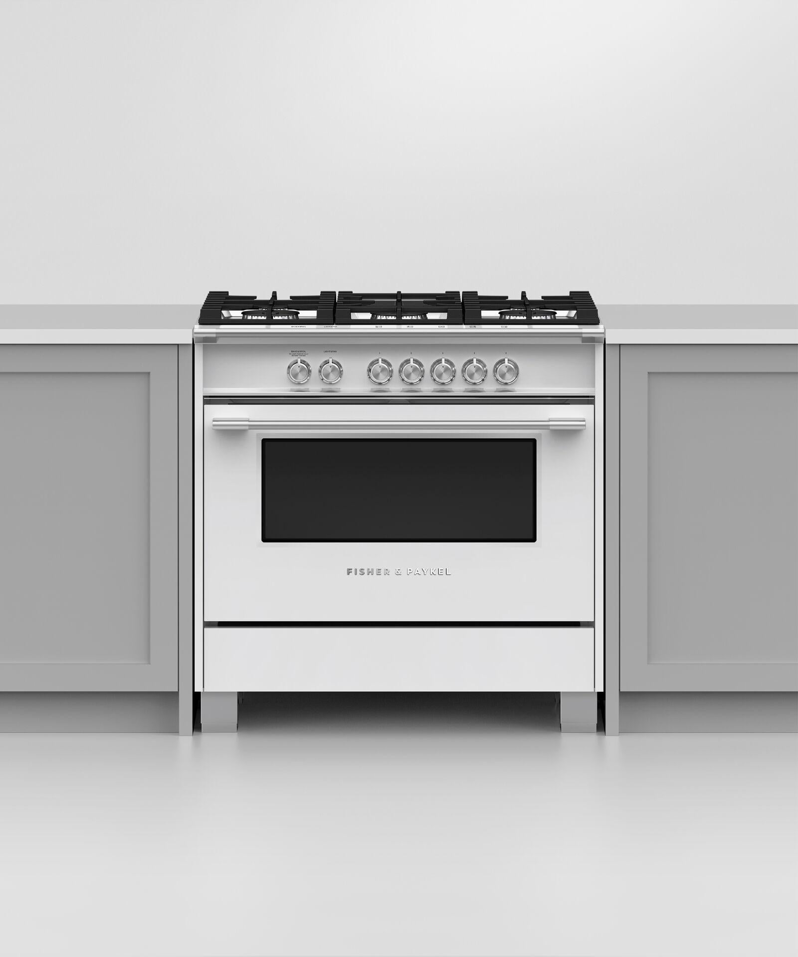 Fisher and Paykel Gas Ranges 36" And Larger Free Standing Gas Range