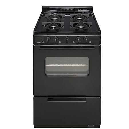 24" Free Standing Gas Range