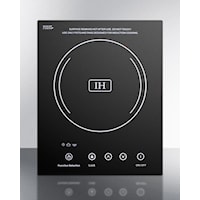 12" Wide 115V 1-Burner Induction Cooktop