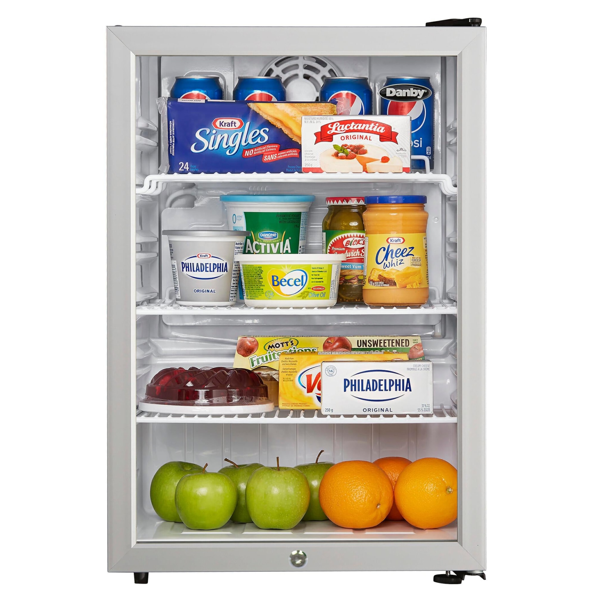 Danby DAG026A2BDB Danby 2.6 cu. ft. Compact Glass Door Fridge in