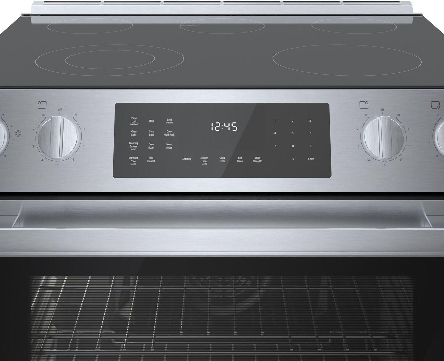 Bosch HEI8056U 800 Series Electric Slidein Range 30'' Stainless Steel