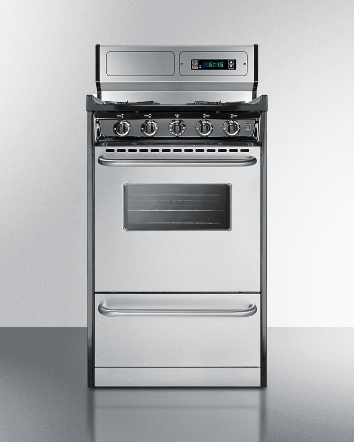 20" Free Standing Gas Range