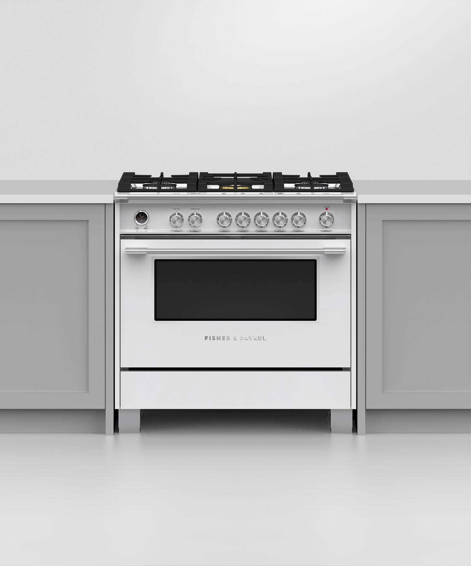 Fisher and Paykel Gas Ranges 36" And Larger Free Standing Gas Range