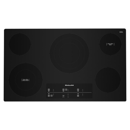 KitchenAid 36" Electric Cooktop With 5 Elements And Touch-Activated Controls