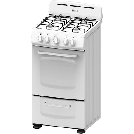 20" Free Standing Gas Range