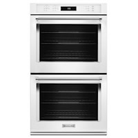 27" Double Wall Oven with Even-Heat(TM) True Convection - White