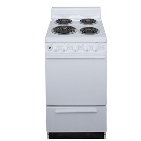 20" Freestanding Coil Electric Range