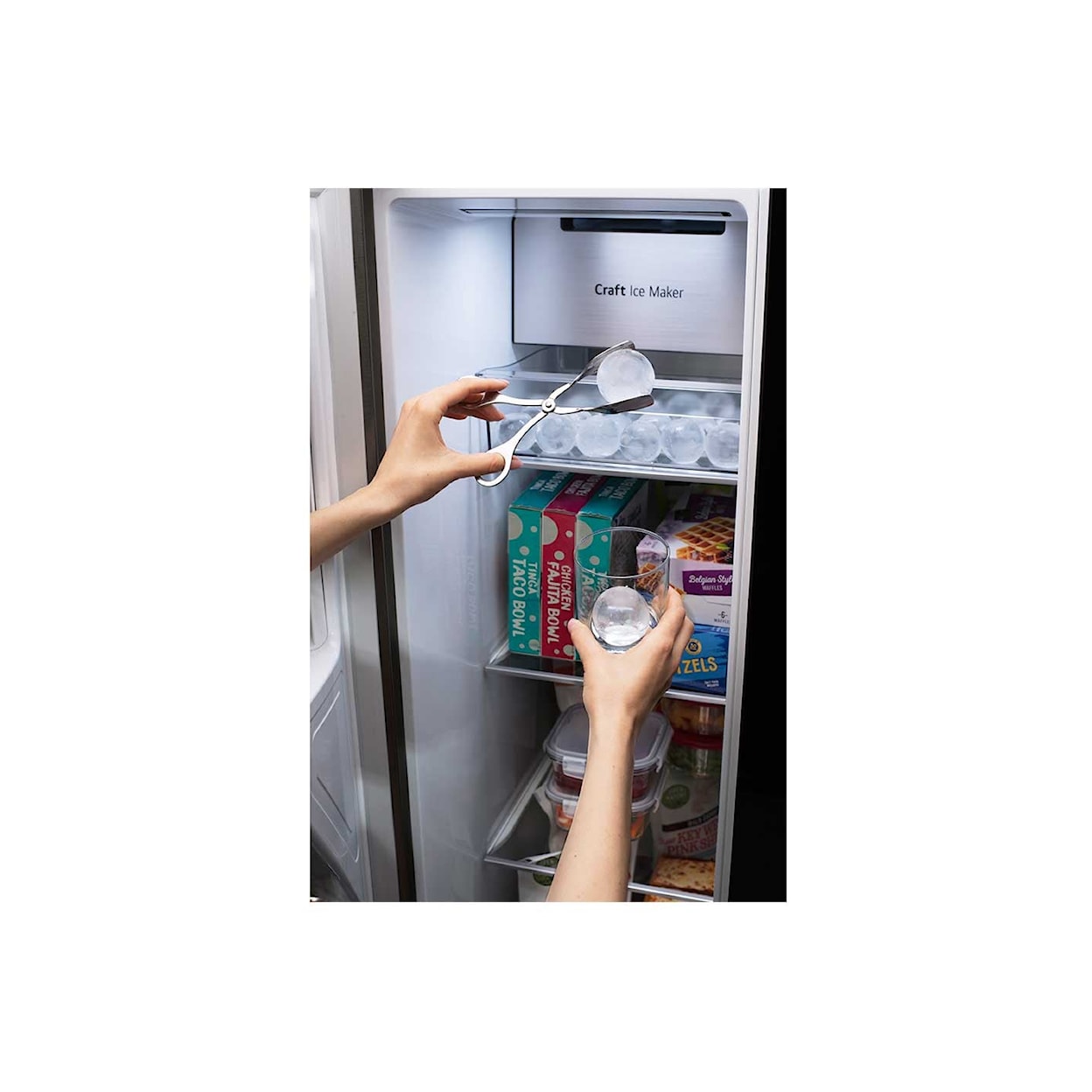 LG Appliances Refrigerators Side By Side Freestanding Refrigerator