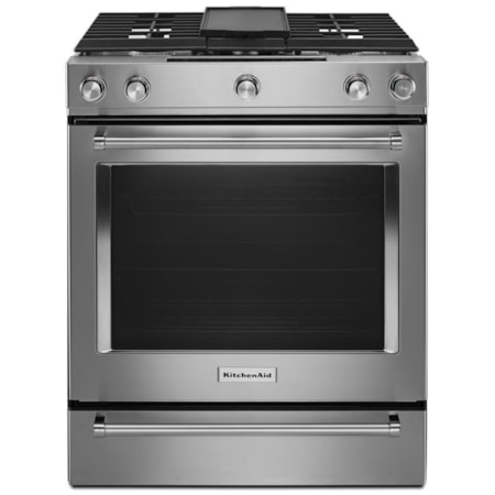 KitchenAid Slide In Gas Range
