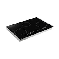 Sharp 30 In. Induction Cooktop With Side Accessories