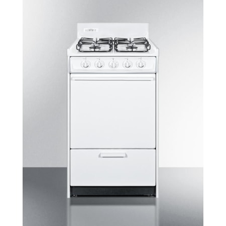 20" Free Standing Gas Range