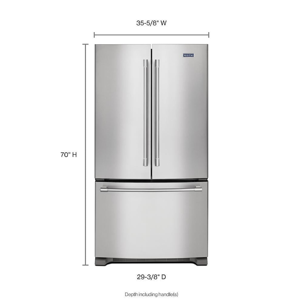 Maytag Refrigerators French Door Freestanding Refrigerator