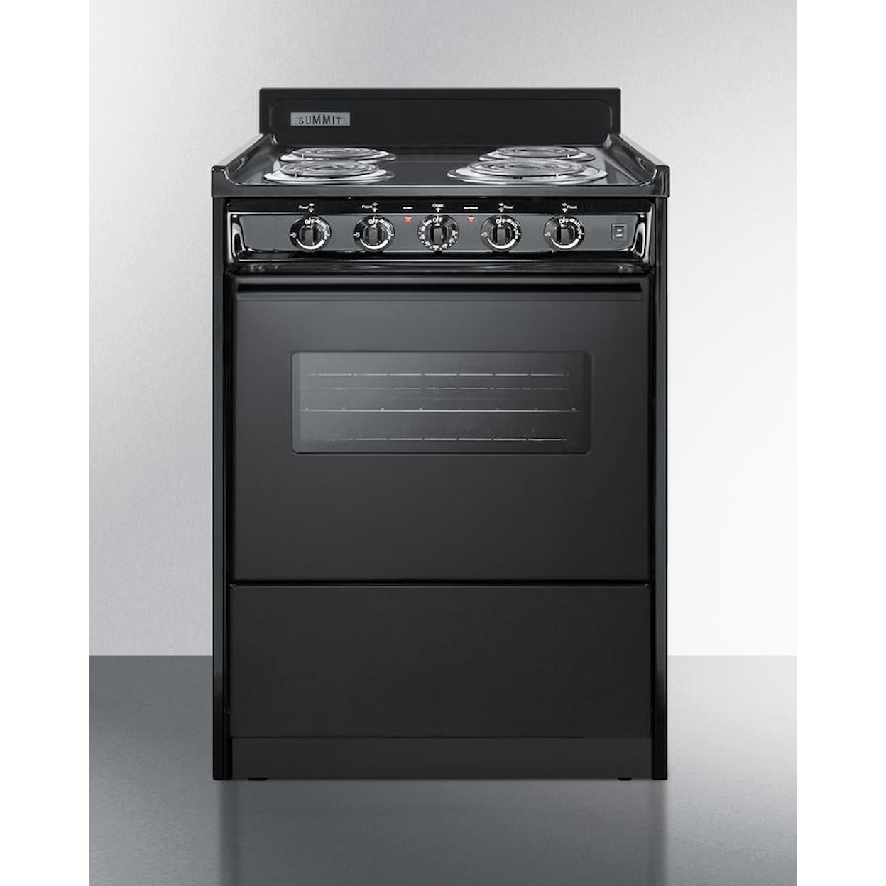 Summit Electric Ranges 24" Freestanding Coil Electric Range