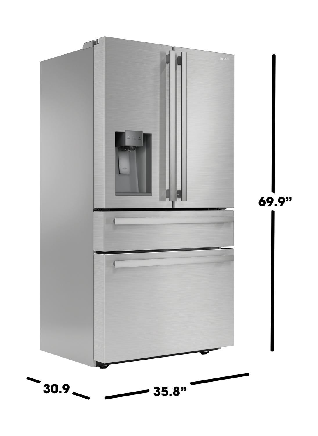 Sharp Appliances French Door Refrigerator