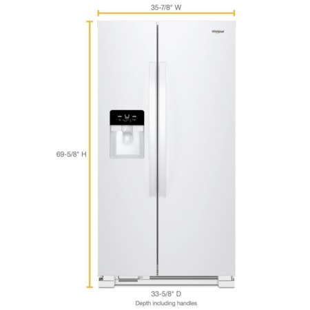 Whirlpool Side By Side Refrigerator