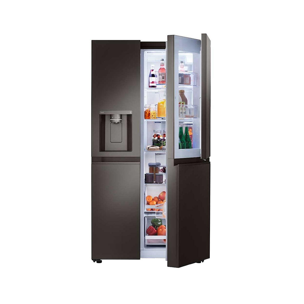 LG Appliances Refrigerators Side By Side Freestanding Refrigerator